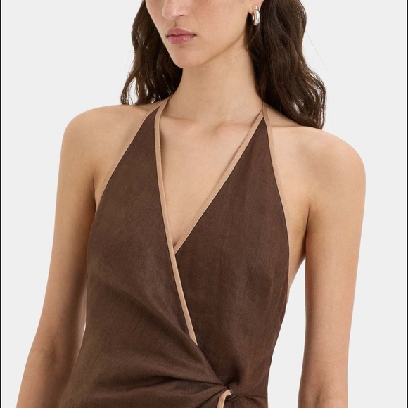 how to cover up a halter dress Elise Cover-Up Dress in Baroque Blue main image 1